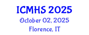 International Conference on Medicine and Health Sciences (ICMHS) October 02, 2025 - Florence, Italy