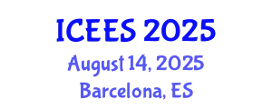 International Conference on Earthquake Engineering and Seismology (ICEES) August 14, 2025 - Barcelona, Spain
