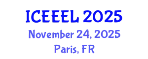 International Conference on e-Education and e-Learning (ICEEEL) November 24, 2025 - Paris, France