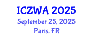 International Conference on Zoology and Wild Animals (ICZWA) September 25, 2025 - Paris, France