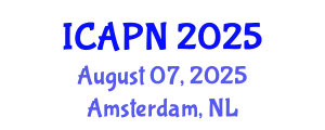 International Conference on Ageing, Psychology and Neuroscience (ICAPN) August 07, 2025 - Amsterdam, Netherlands