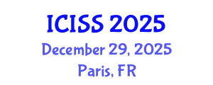 International Conference on Information Systems Security (ICISS) December 29, 2025 - Paris, France