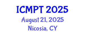 International Conference on Mycotoxins, Phycotoxins and Toxicology (ICMPT) August 21, 2025 - Nicosia, Cyprus