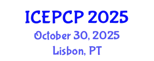 International Conference on Environmental Pollution Control and Prevention (ICEPCP) October 30, 2025 - Lisbon, Portugal