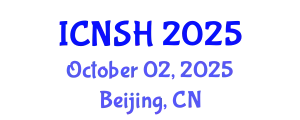 International Conference on Nursing Science and Healthcare (ICNSH) October 02, 2025 - Beijing, China