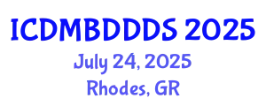 International Conference on Data Mining, Big Data, Database and Data System (ICDMBDDDS) July 24, 2025 - Rhodes, Greece