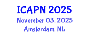 International Conference on Ageing, Psychology and Neuroscience (ICAPN) November 03, 2025 - Amsterdam, Netherlands