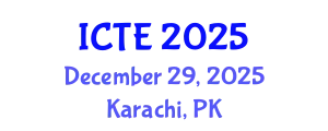 International Conference on Textile Engineering (ICTE) December 29, 2025 - Karachi, Pakistan