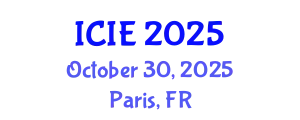 International Conference on Industrial Engineering (ICIE) October 30, 2025 - Paris, France
