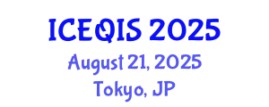 International Conference on Engineering and Quantum Information Sciences (ICEQIS) August 21, 2025 - Tokyo, Japan