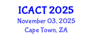 International Conference on Anti-Corruption and Transparency (ICACT) November 03, 2025 - Cape Town, South Africa