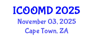 International Conference on Osteoporosis, Osteoarthritis and Musculoskeletal Diseases (ICOOMD) November 03, 2025 - Cape Town, South Africa