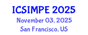 International Conference on Sports Injury Management and Performance Enhancement (ICSIMPE) November 03, 2025 - San Francisco, United States