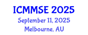 International Conference on Metallurgy, Materials Science and Engineering (ICMMSE) September 11, 2025 - Melbourne, Australia