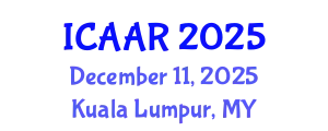 International Conference on Antibiotics and Antibiotic Resistance (ICAAR) December 11, 2025 - Kuala Lumpur, Malaysia