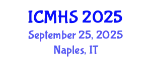 International Conference on Medical and Health Sciences (ICMHS) September 25, 2025 - Naples, Italy