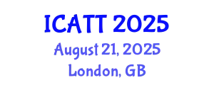 International Conference on Addiction Treatment and Therapy (ICATT) August 21, 2025 - London, United Kingdom