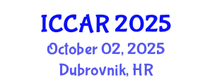 International Conference on Control, Automation and Robotics (ICCAR) October 02, 2025 - Dubrovnik, Croatia