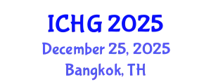 International Conference on Human Genetics (ICHG) December 25, 2025 - Bangkok, Thailand