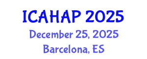 International Conference on Anthropology, History, Archaeology and Philosophy (ICAHAP) December 25, 2025 - Barcelona, Spain
