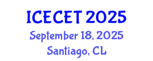 International Conference on Early Childhood Education and Teaching Systems (ICECET) September 18, 2025 - Santiago, Chile