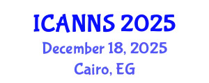 International Conference on Artificial Neural Networks Systems (ICANNS) December 18, 2025 - Cairo, Egypt