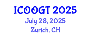 International Conference on Offshore Oil and Gas Technology (ICOOGT) July 28, 2025 - Zurich, Switzerland