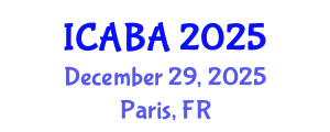 International Conference on Architectural and Building Acoustics (ICABA) December 29, 2025 - Paris, France