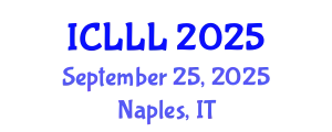 International Conference on Languages, Literature and Linguistics (ICLLL) September 25, 2025 - Naples, Italy