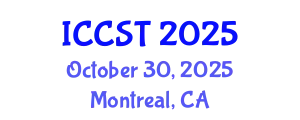 International Conference on Cancer Science and Therapy (ICCST) October 30, 2025 - Montreal, Canada