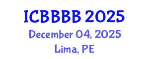 International Conference on Biomathematics, Biostatistics, Bioinformatics and Bioengineering (ICBBBB) December 04, 2025 - Lima, Peru