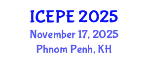 International Conference on Electrical and Power Engineering (ICEPE) November 17, 2025 - Phnom Penh, Cambodia