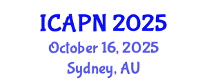 International Conference on Ageing, Psychology and Neuroscience (ICAPN) October 16, 2025 - Sydney, Australia