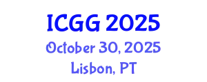 International Conference on Geography and Geosciences (ICGG) October 30, 2025 - Lisbon, Portugal