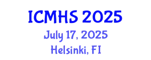 International Conference on Medicine and Health Sciences (ICMHS) July 17, 2025 - Helsinki, Finland