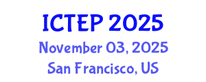 International Conference on Transportation Engineering and Planning (ICTEP) November 03, 2025 - San Francisco, United States