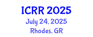 International Conference on Radiography and Radiotherapy (ICRR) July 24, 2025 - Rhodes, Greece