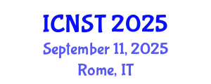 International Conference on Nuclear Science and Technology (ICNST) September 11, 2025 - Rome, Italy