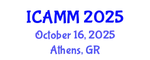 International Conference on Applied Mechanics and Mathematics (ICAMM) October 16, 2025 - Athens, Greece