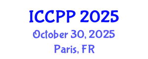 International Conference on Clinical Pharmacology and Pharmacy (ICCPP) October 30, 2025 - Paris, France