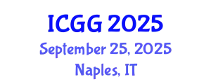 International Conference on Geology and Geophysics (ICGG) September 25, 2025 - Naples, Italy