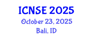 International Conference on Nanomaterials Science and Engineering (ICNSE) October 23, 2025 - Bali, Indonesia