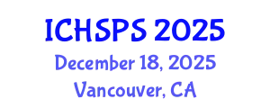 International Conference on Humanities, Social and Political Sciences (ICHSPS) December 18, 2025 - Vancouver, Canada