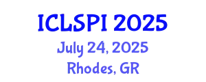 International Conference on Legal, Security and Privacy Issues (ICLSPI) July 24, 2025 - Rhodes, Greece