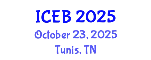 International Conference on Ecosystems and Biodiversity (ICEB) October 23, 2025 - Tunis, Tunisia