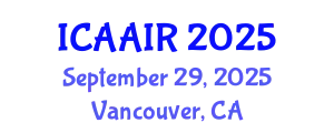 International Conference on Allergy, Asthma, Immunology and Rheumatology (ICAAIR) September 29, 2025 - Vancouver, Canada