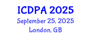 International Conference on Developmental Psychology and Adolescence (ICDPA) September 25, 2025 - London, United Kingdom