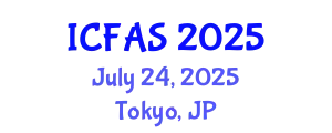 International Conference on Fisheries and Aquatic Sciences (ICFAS) July 24, 2025 - Tokyo, Japan