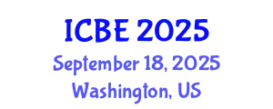 International Conference on Biomedical Engineering (ICBE) September 18, 2025 - Washington, United States