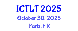 International Conference on Transportation and Logistics Technology (ICTLT) October 30, 2025 - Paris, France